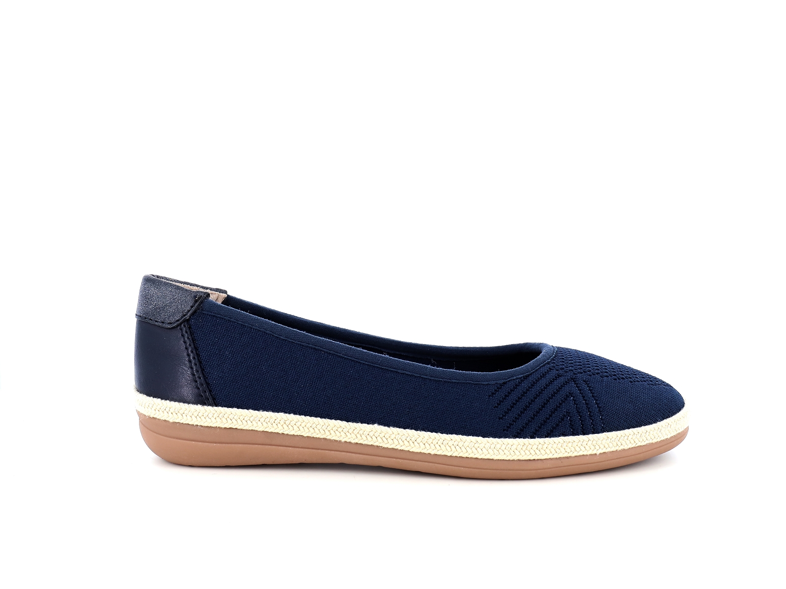 Jana  shoes-22168 Textile Marine