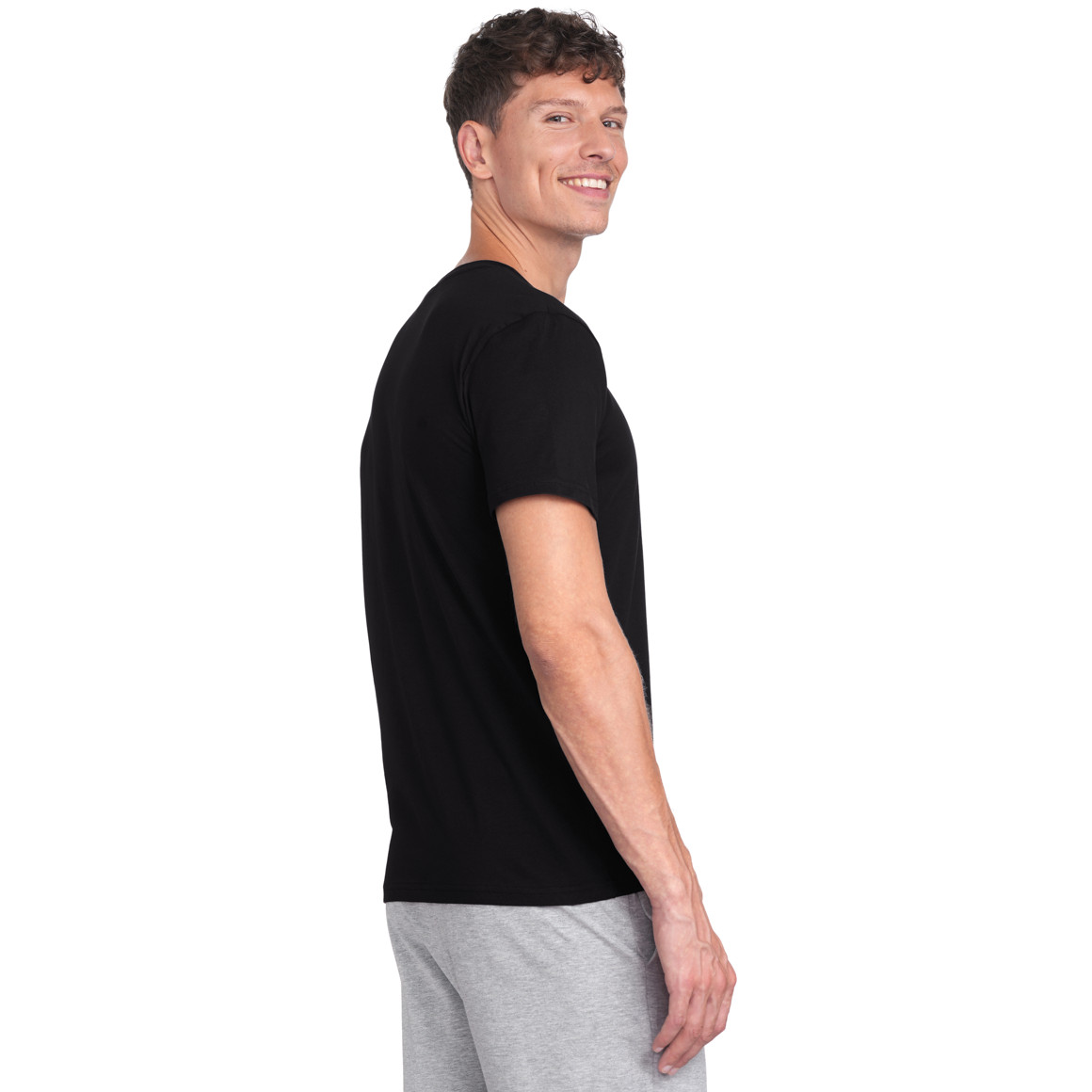 VanVaan 2 Herren T-Shirts mit Rundhalsausschnitt schwarz