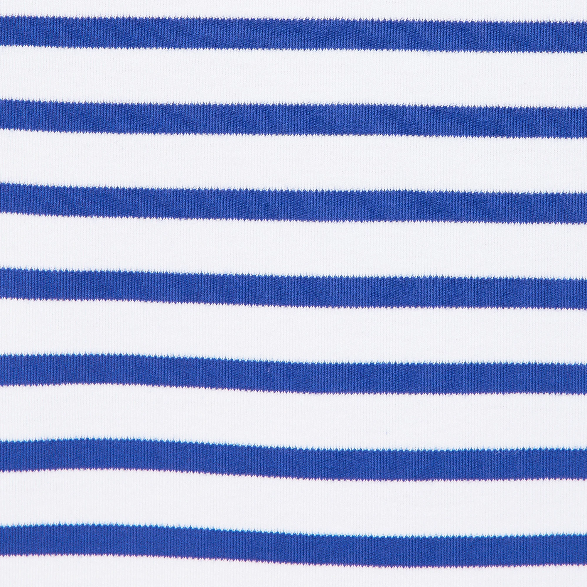 Marinière col bateau en jersey | Blanc