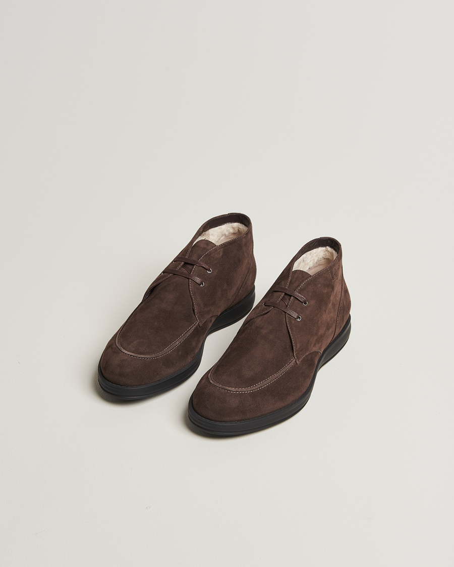 Brioni Journey Desert Boots Brown Suede