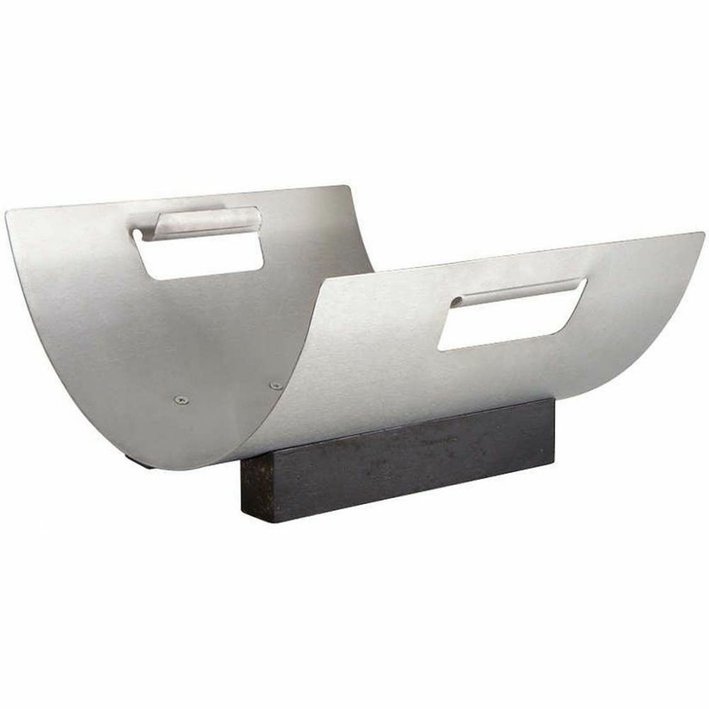 Porte bûches design lune