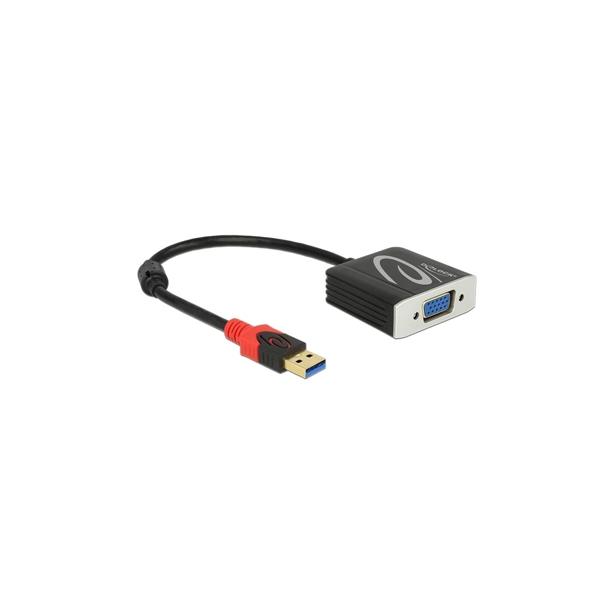 DeLOCK USB 3.0 to VGA adapter, 1920x1200, 0,2m, black