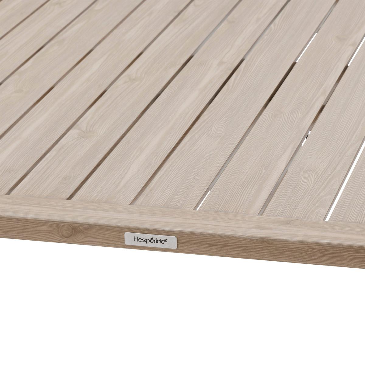 TABLE RELEVABLE RECTANGLE SALIMIA ARGILE LIN