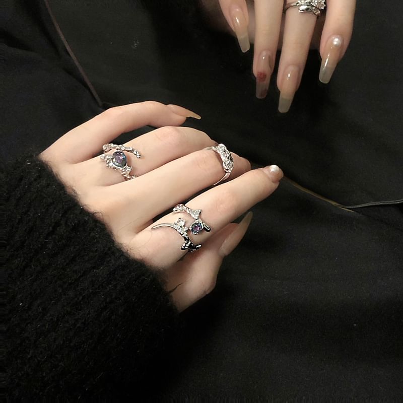 Wandoli - Strass ring / set