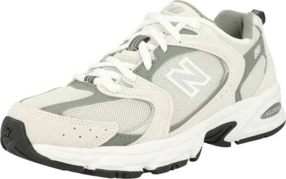 New Balance Canvas Sneakers met Suède Inzetstukken