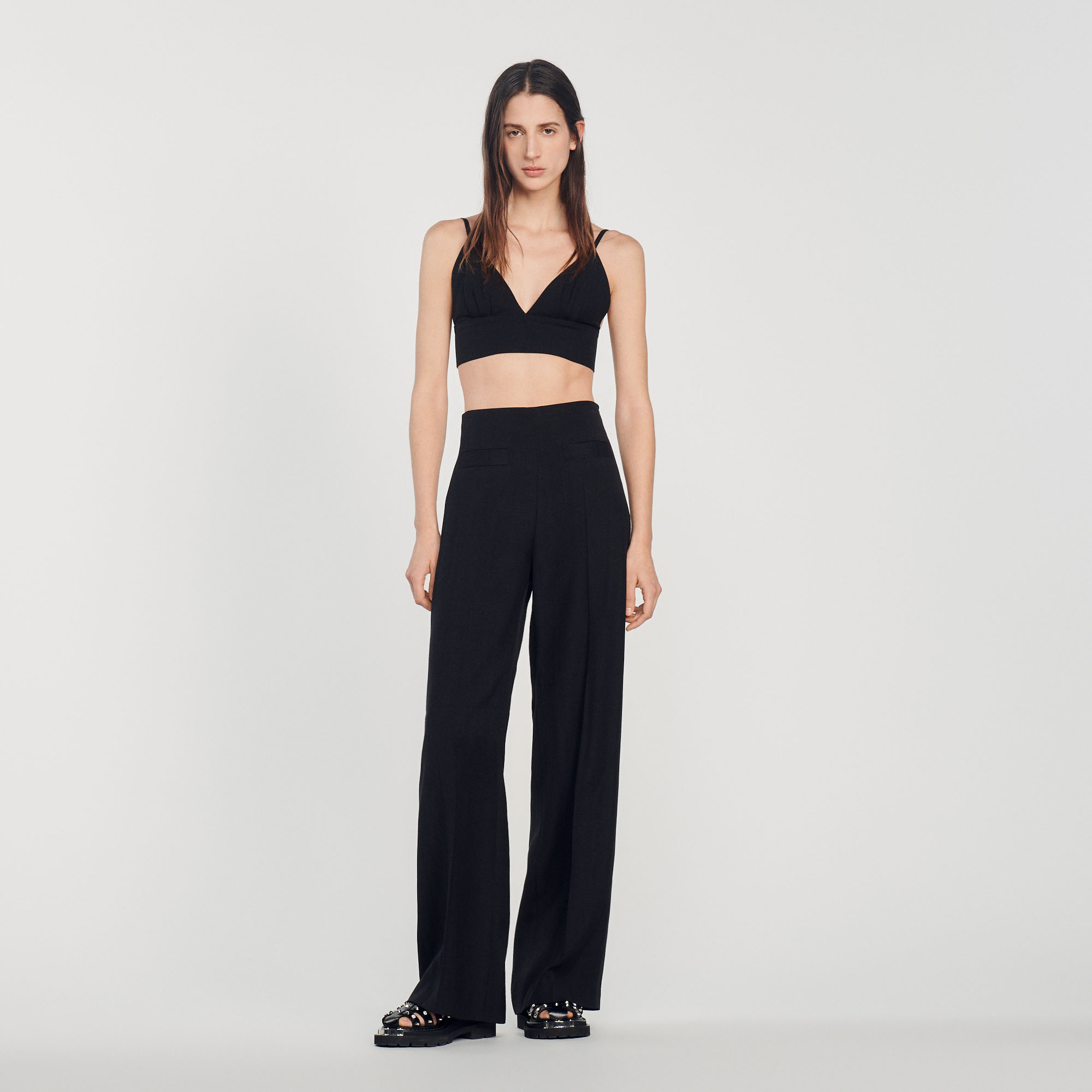 Pantalon jambe large