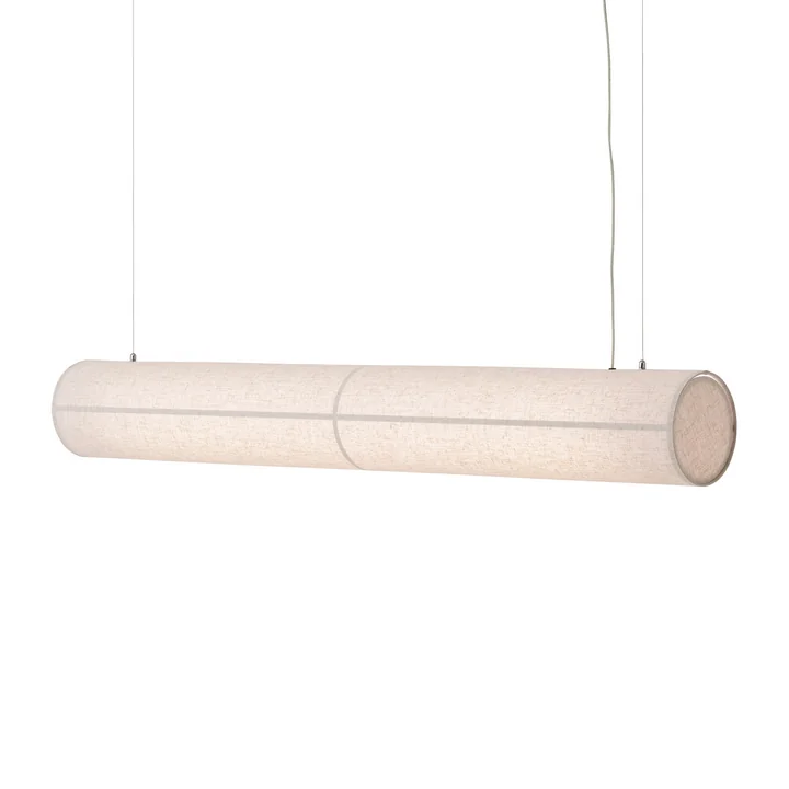 Audo - Hashira Linear LED Pendelleuchte, L 140 cm, raw