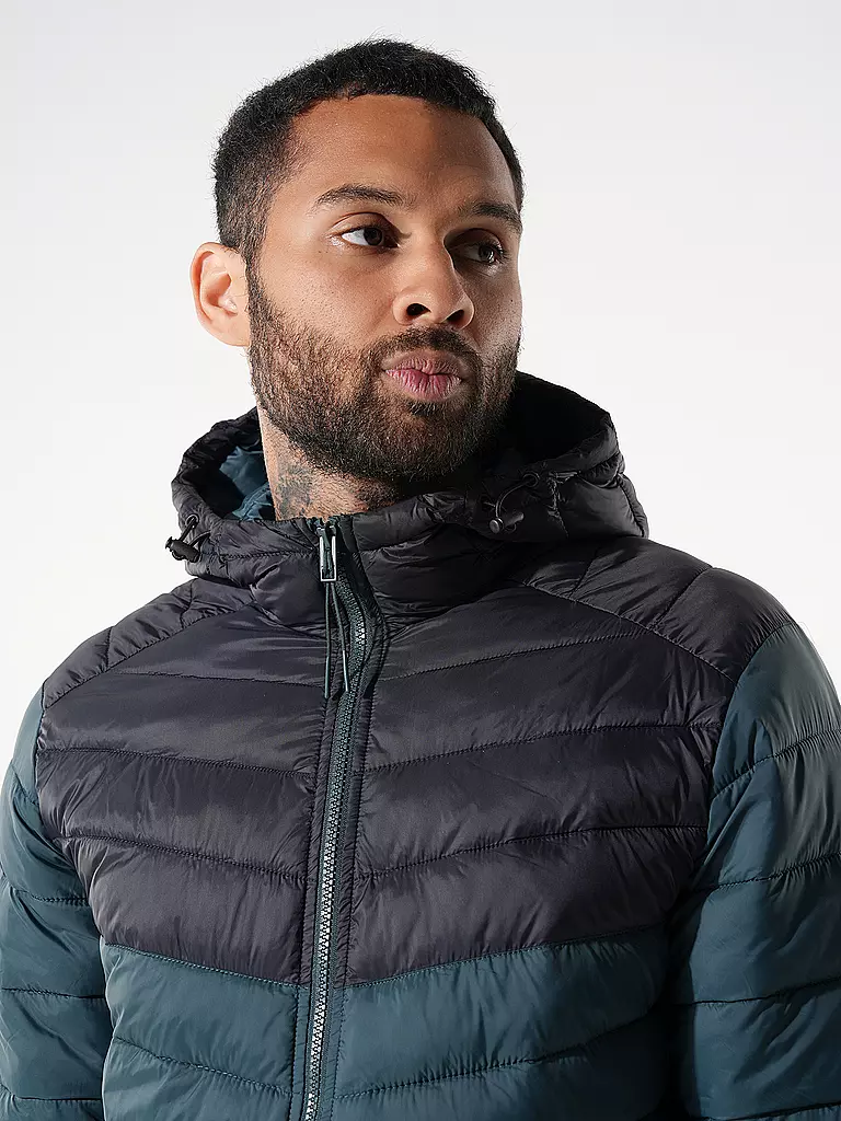 JACK & JONES Steppjacke JJESPRINT  petrol