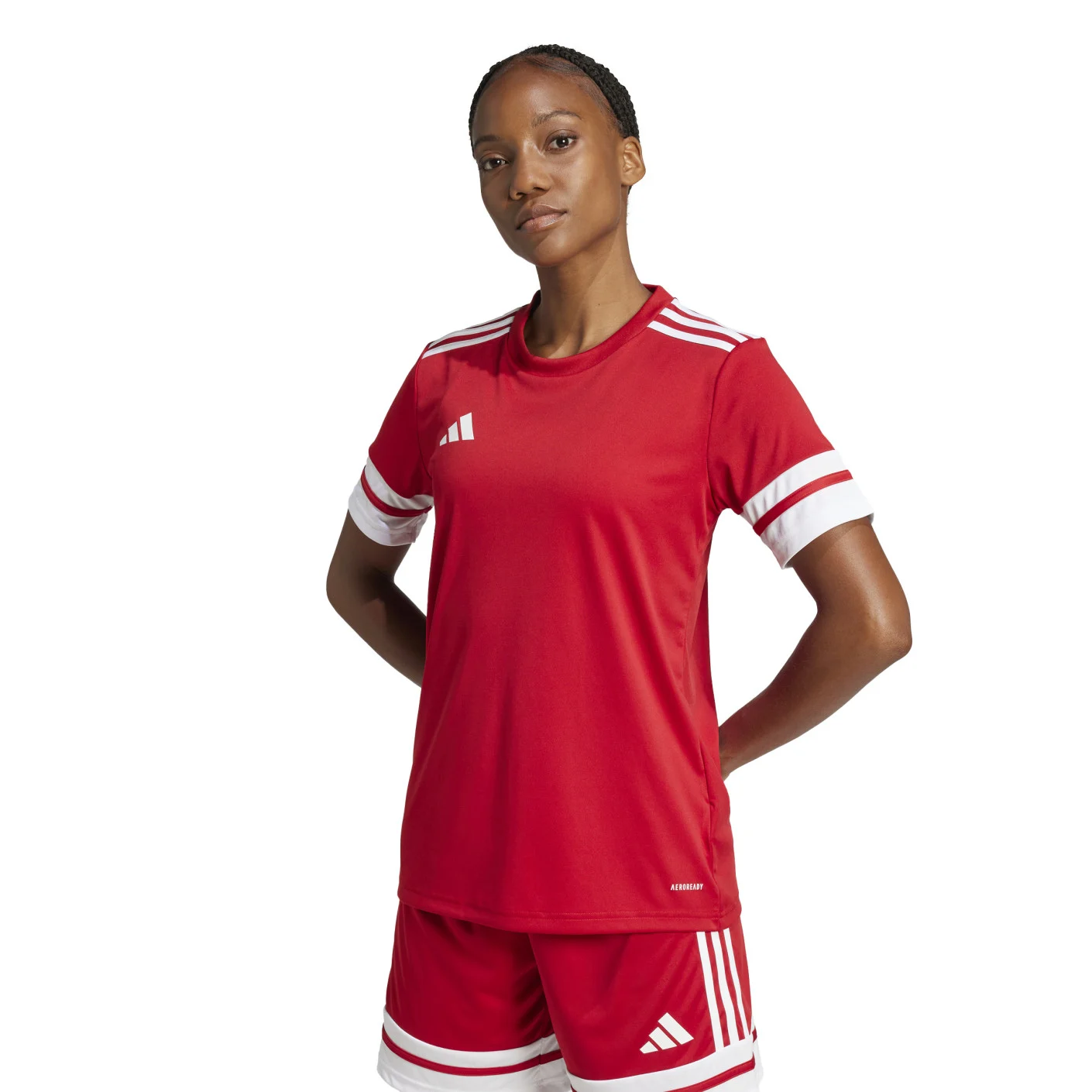 Adidas Squadra 25 Voetbalshirt Dames Rood Wit