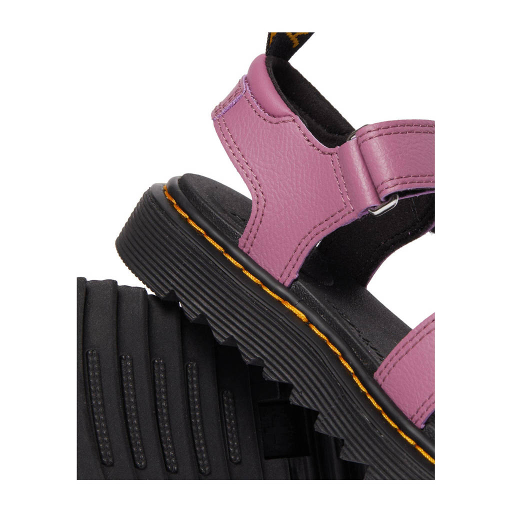 Dr. Martens Klaireleren sandalen paars