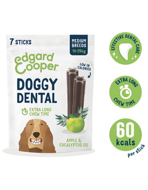 Edgard&Cooper Doggy Dental Appel - Hondensnacks