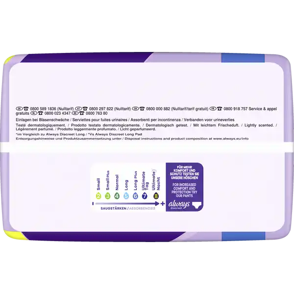 Discreet Inkontinenz Long Plus Big Pack
