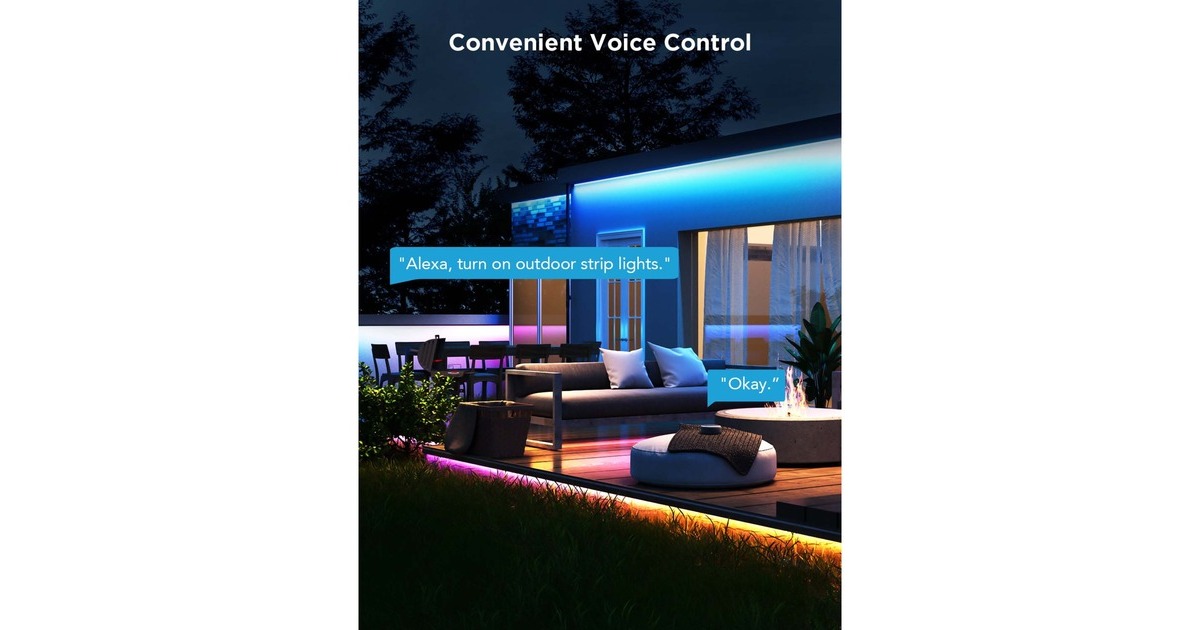 GoveeRGBICWW Outdoor ledstrip  (10 meter, 2,4GHz wifi, Bluetooth)