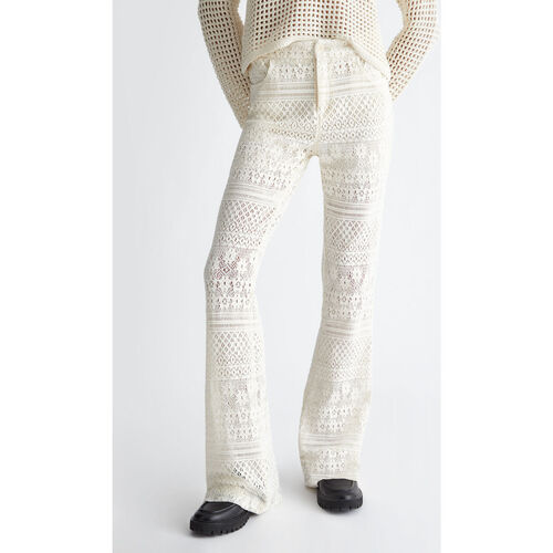 Liu Jo - Pantalones de encaje Beige