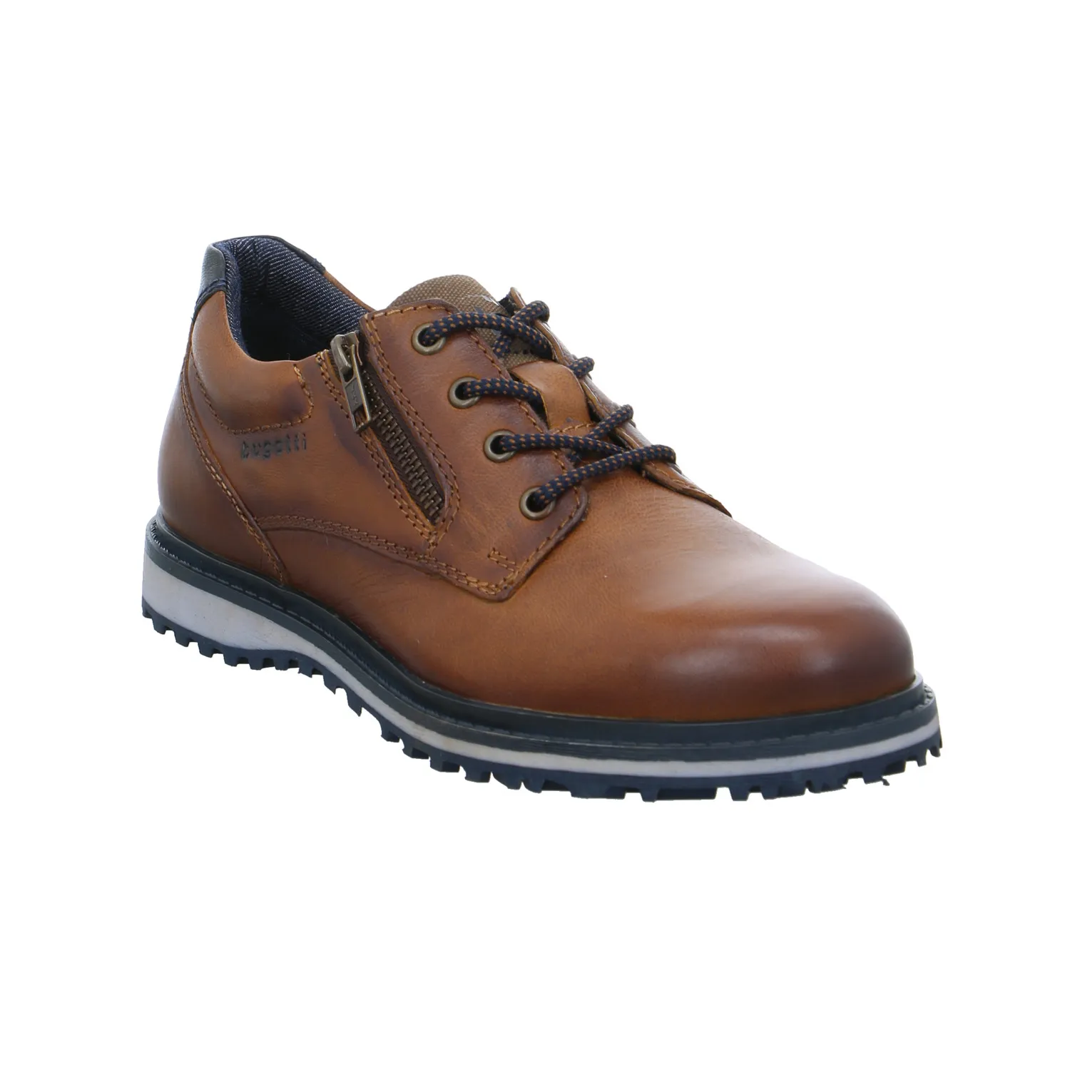 BUGATTI SHOES Halbschuh-City Cognac Leder