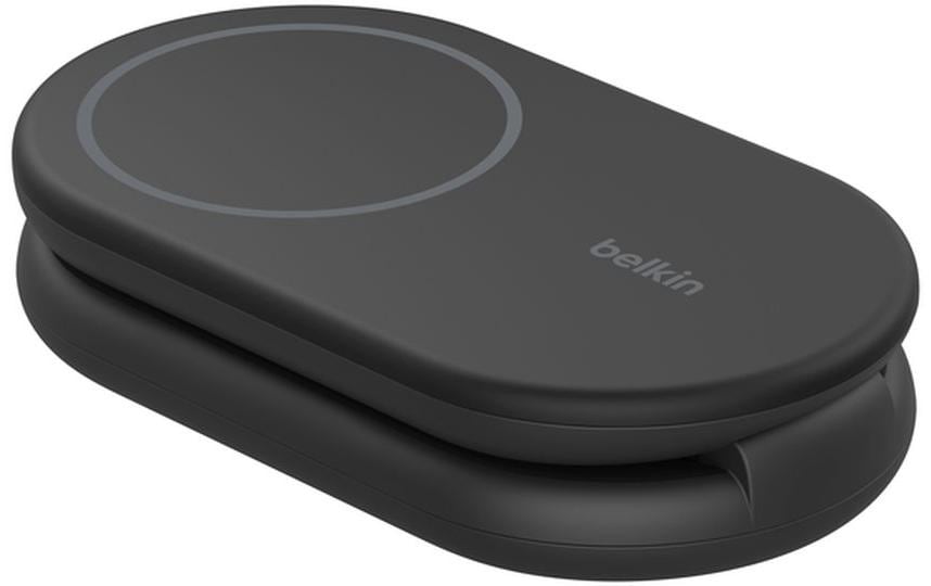 Wireless Charger Boostcharge klappbar Schwarz inkl. NetzteilVerstellbare kabellose magnetische Ladestation mit Qi2