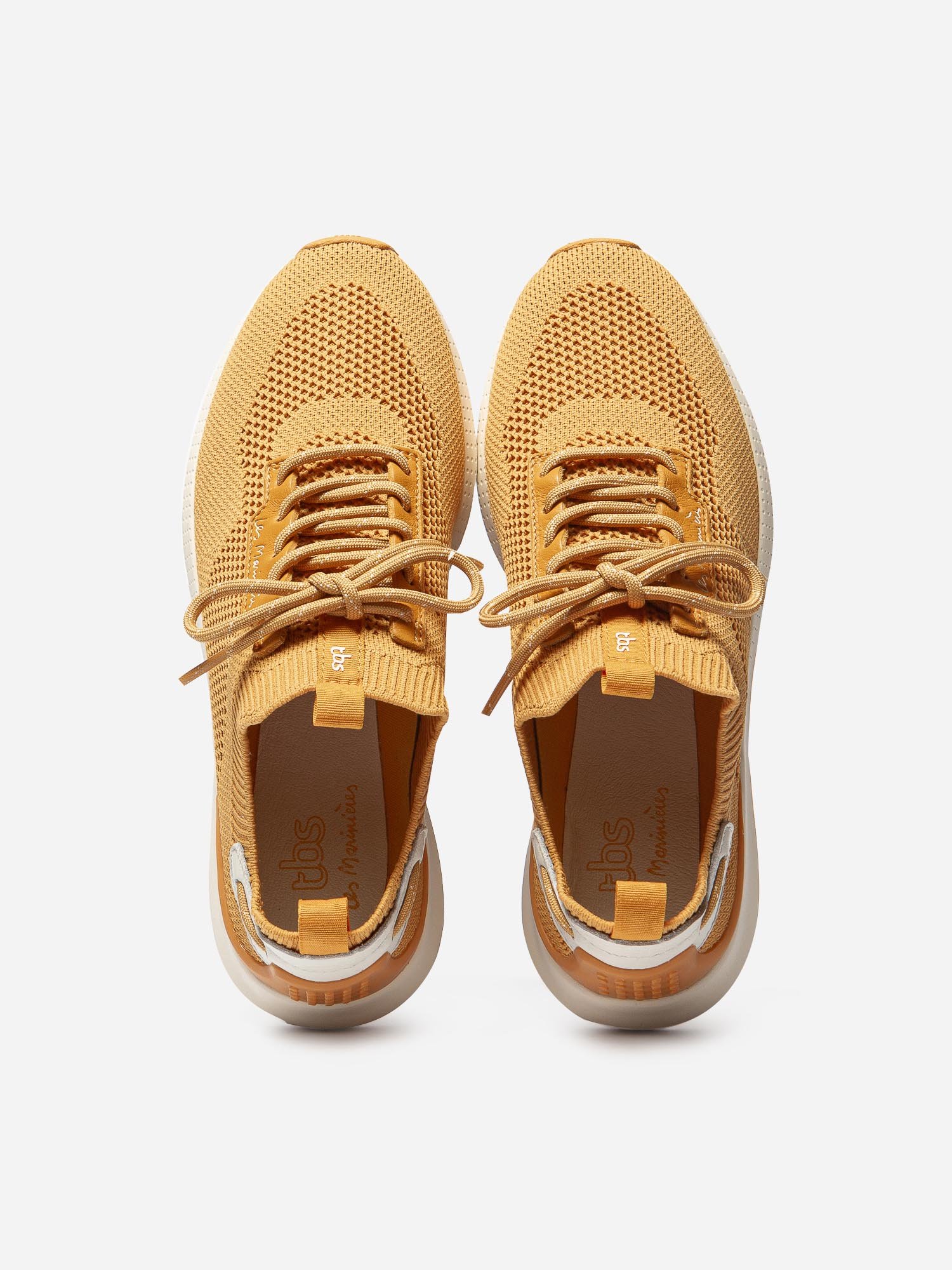 Tennis Femme Confort Toile Jaune