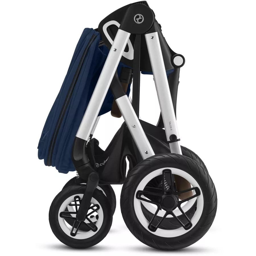 cybex GOLD Kinderwagen Talos S Lux Silver Navy Blue