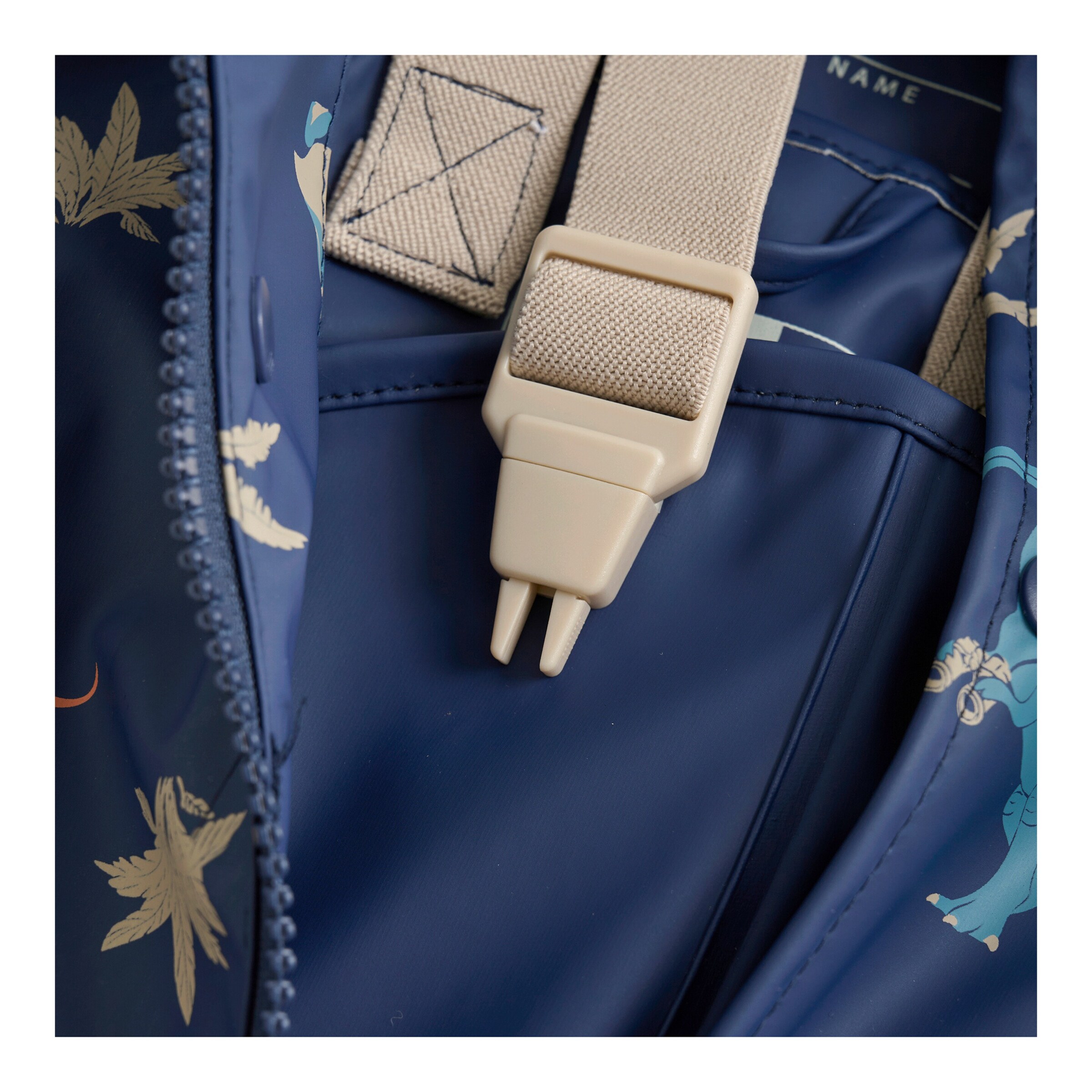 CeLaVi 2-tlg. Set Regenjacke und Regenhose Dinos marine/bunt