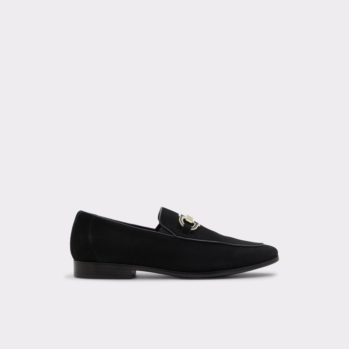 Bolton Black Leather Suede Men Dress Shoes