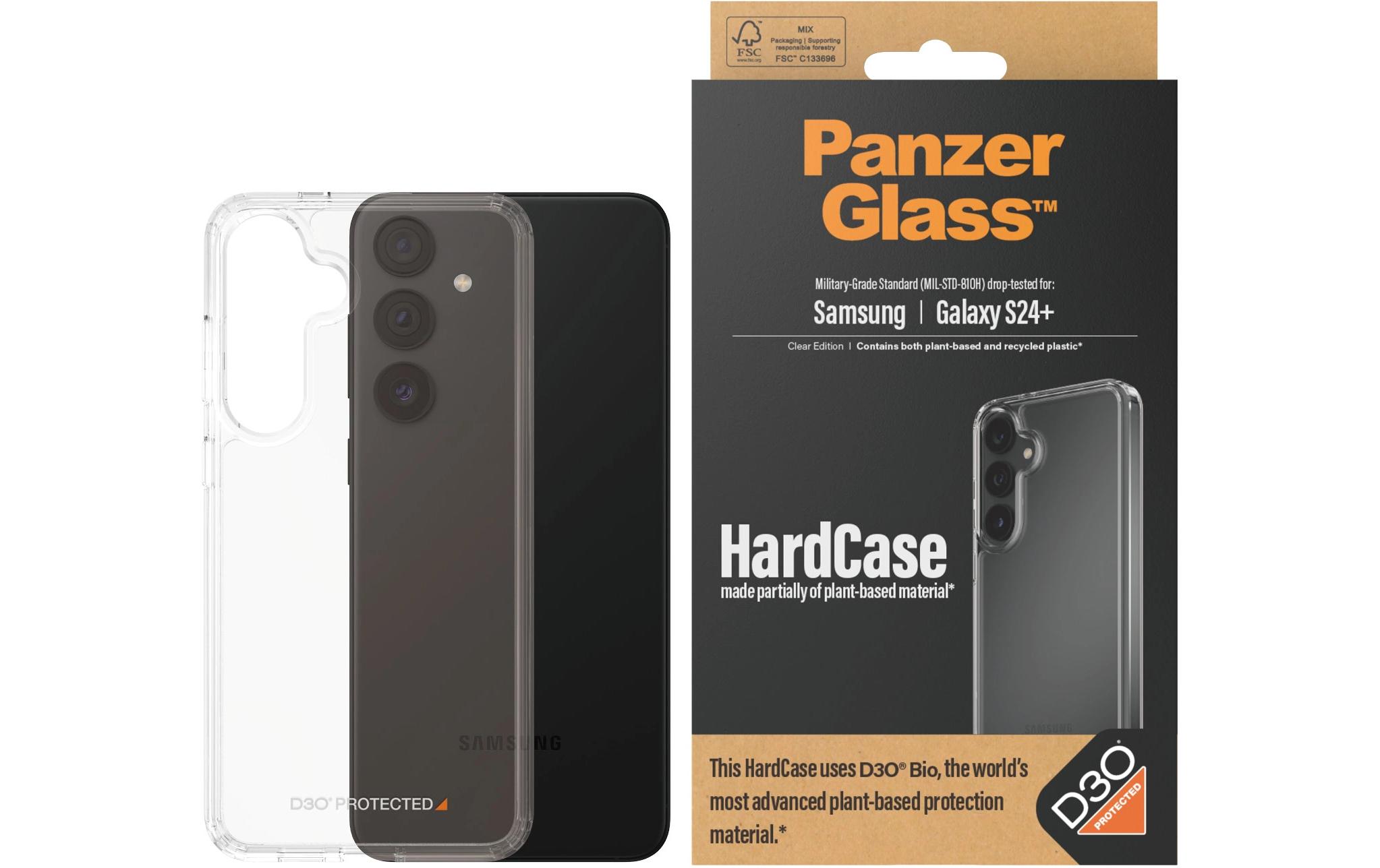 Back Cover HardCase D3O Galaxy S24+ TransparentSchutzhülle für das Samsung Galaxy S24+
