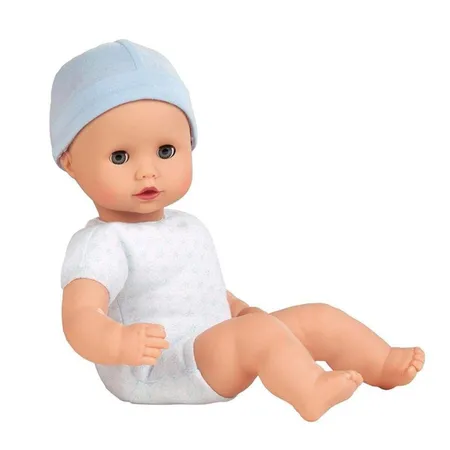 Götz Muffin Puppe ohne Kleidung, blau, 33cm