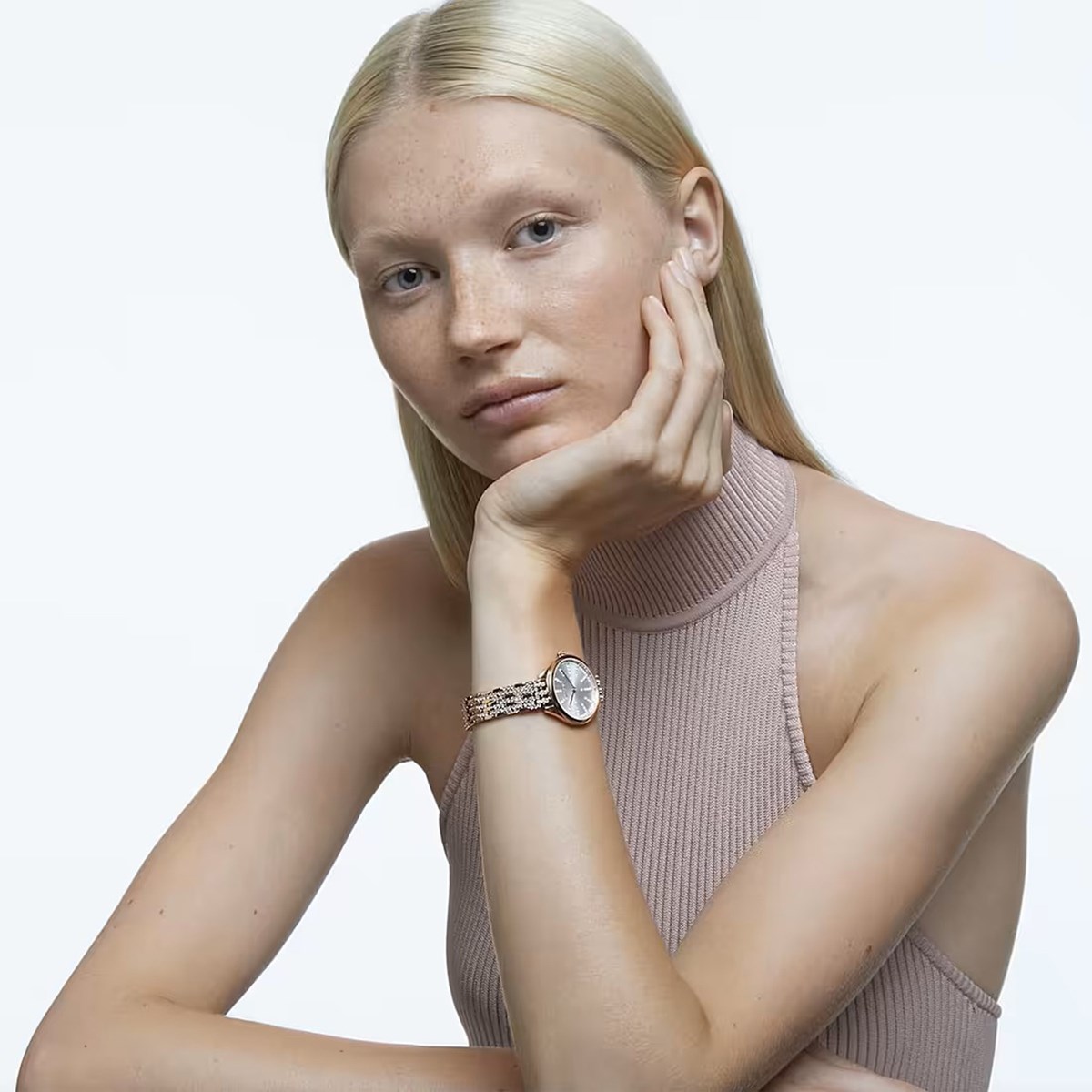 Montre Swarovski Attract rosée