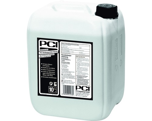 PCI Sealant® vloeibare morteltoevoeging voor cementdekvloeren, cementpleisters, metselwerk en voegmortel 5 l