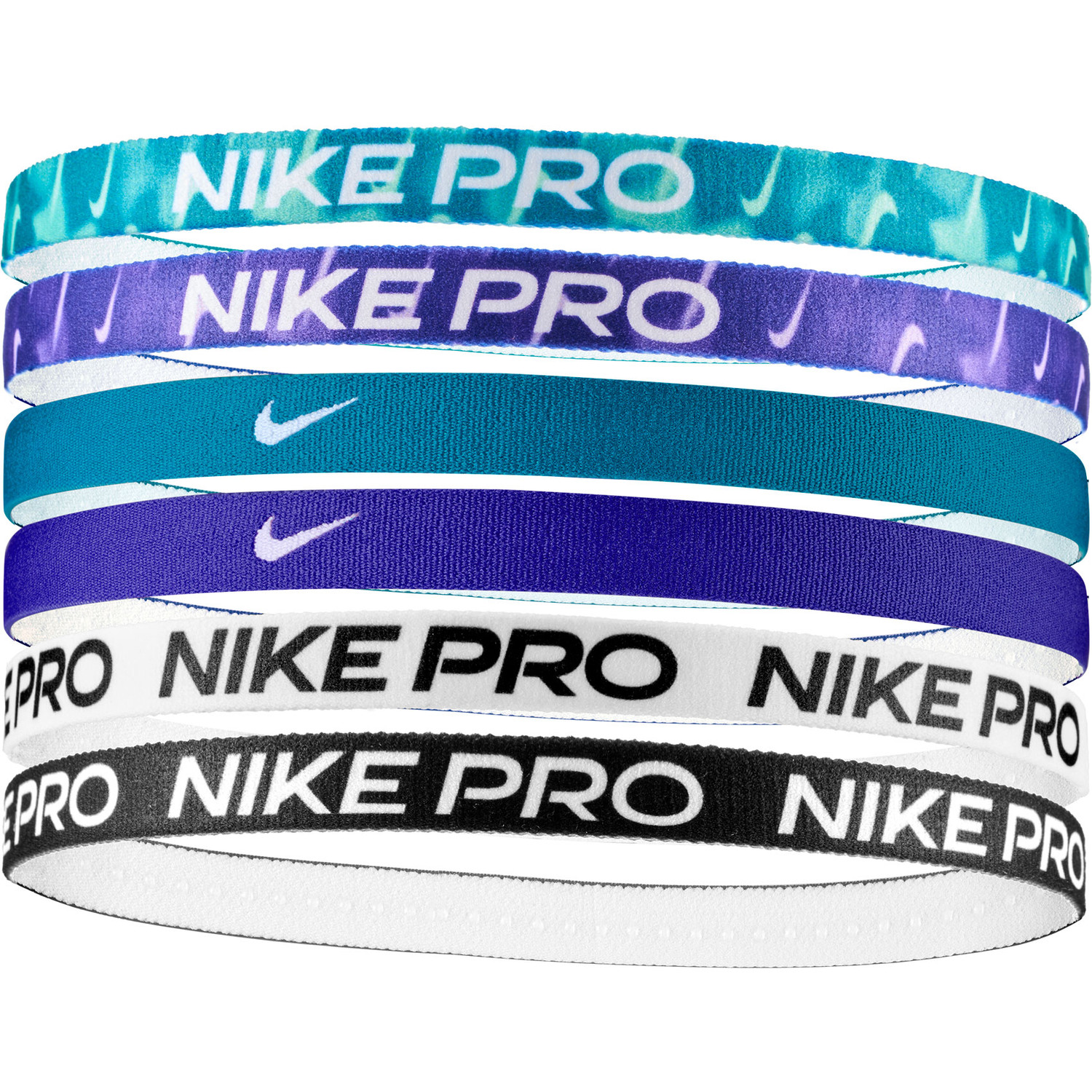 Nike Flex Classic Printed Headband 6-Pack