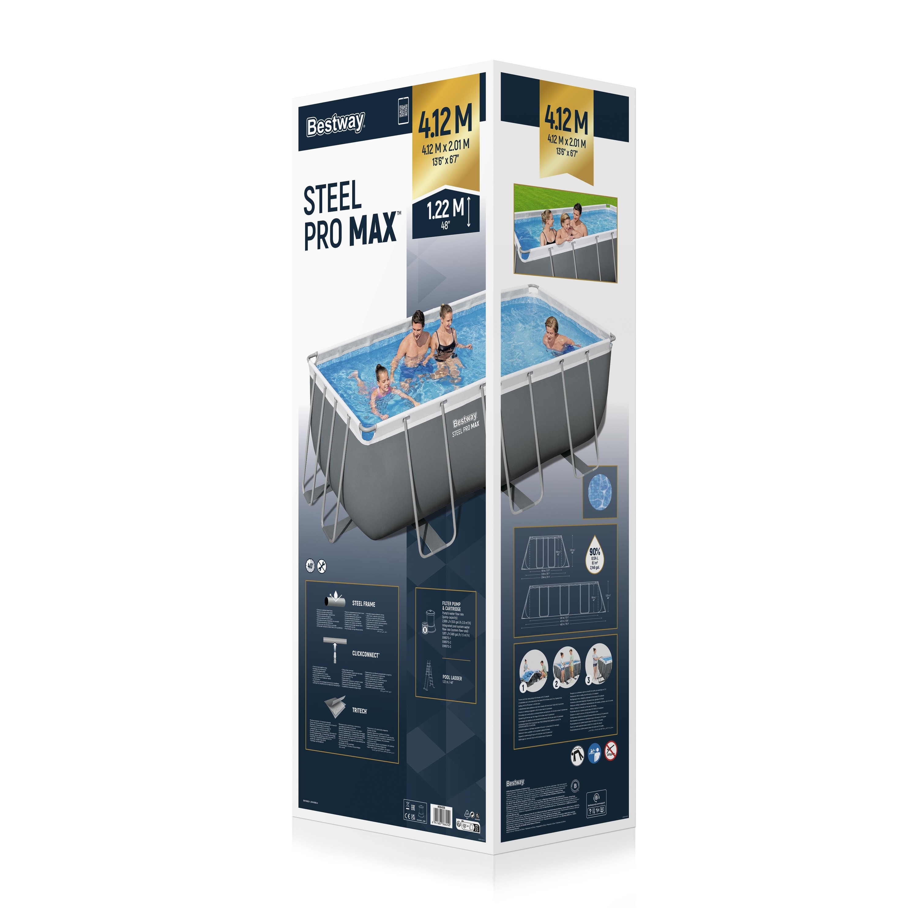Bestway Pool Set 412 x 201 x 122 cm