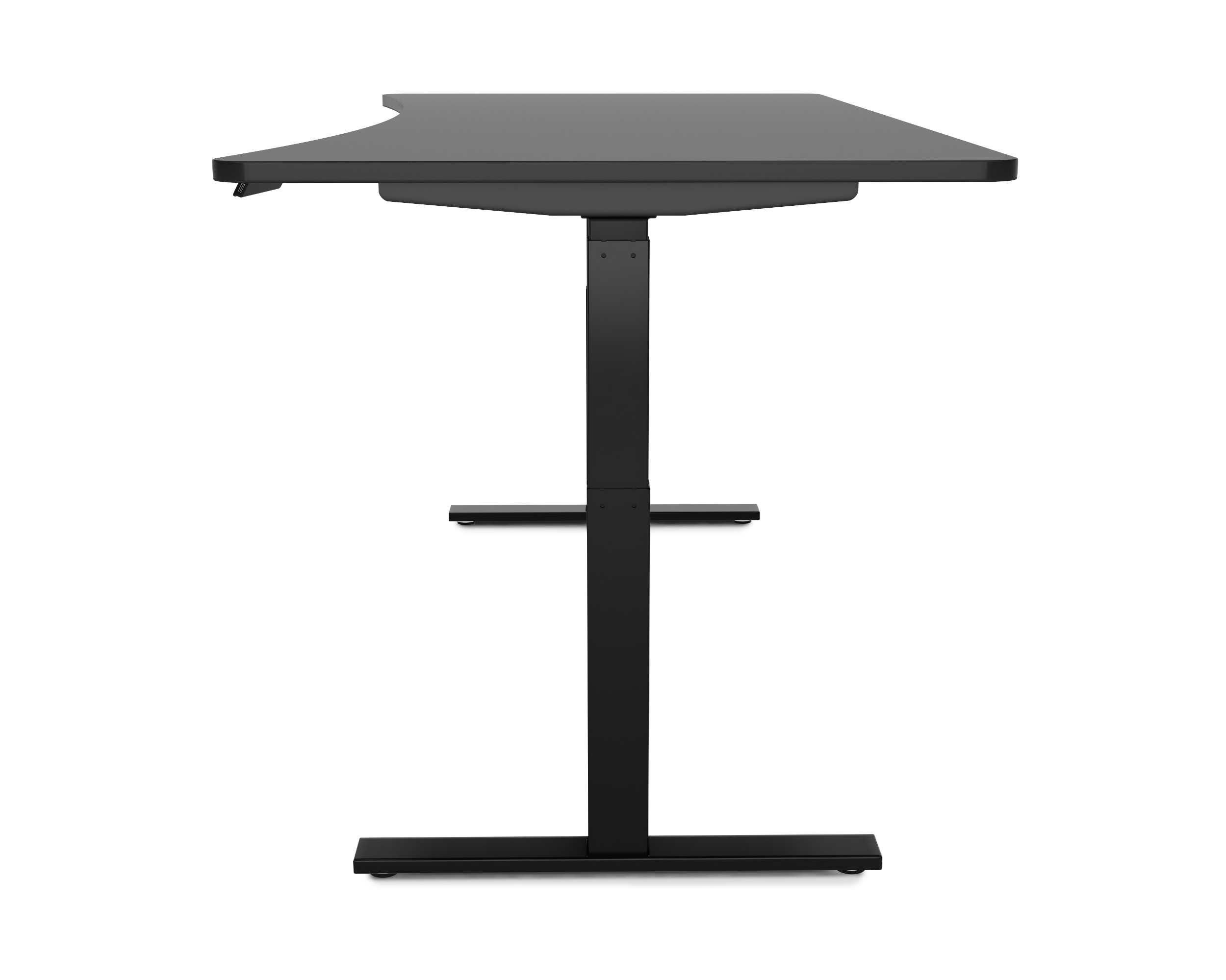 Stehpult elektrisch PREMIUM schwarz 200 x 92 cm