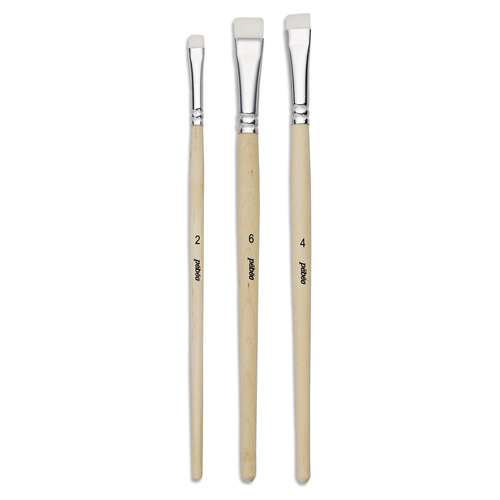 pébéo White Nylon Leimpinsel-Set