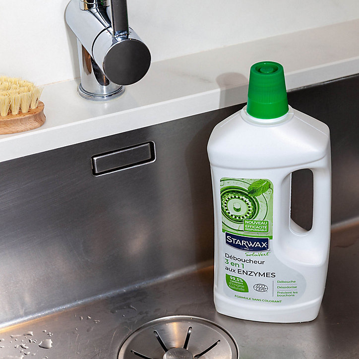 Déboucheur 3 en 1 aux enzymes SoluVert Starwax 1L