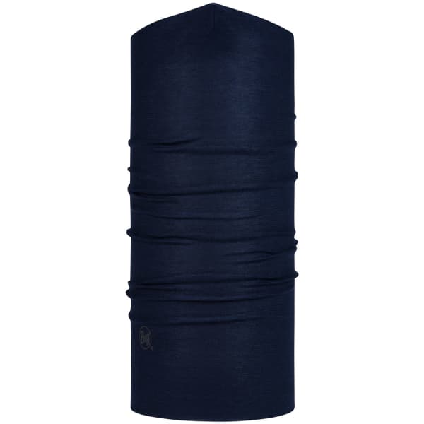 Bandeau cache cou randonnée BUFF TUBE FILTRANT SOLID NIGHT BLUE