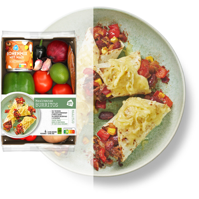 AH Mexicaanse Burritos Verspakket
