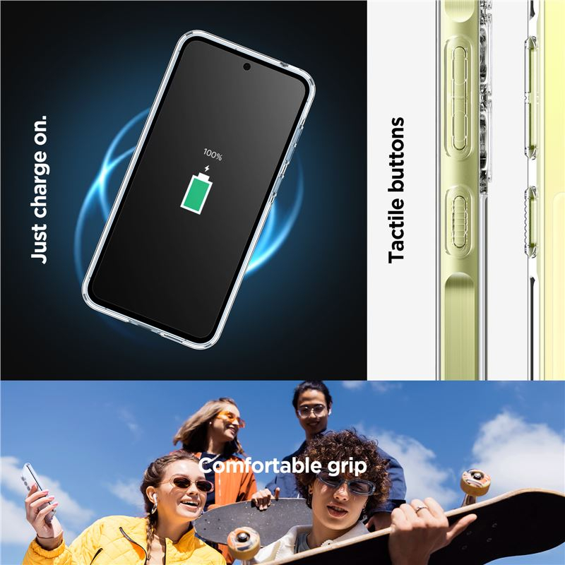 Samsung Galaxy A55 Ultra Hybrid Case Hülle (ACS07528) - Transparent