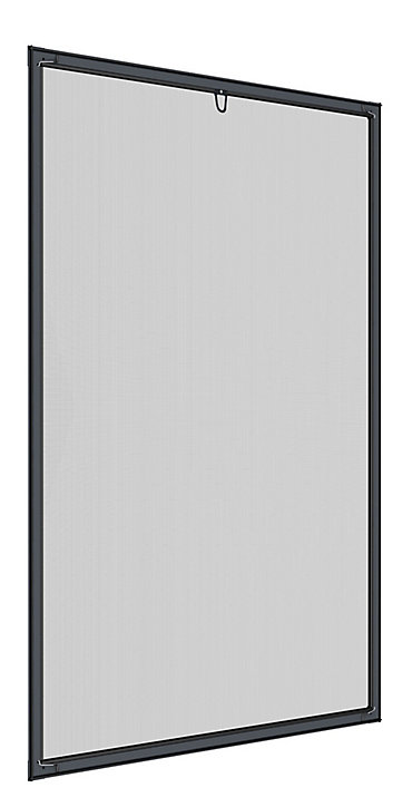Cadre moustiquaire de fenêtre en alu gris Easyline 130 x 150 cm