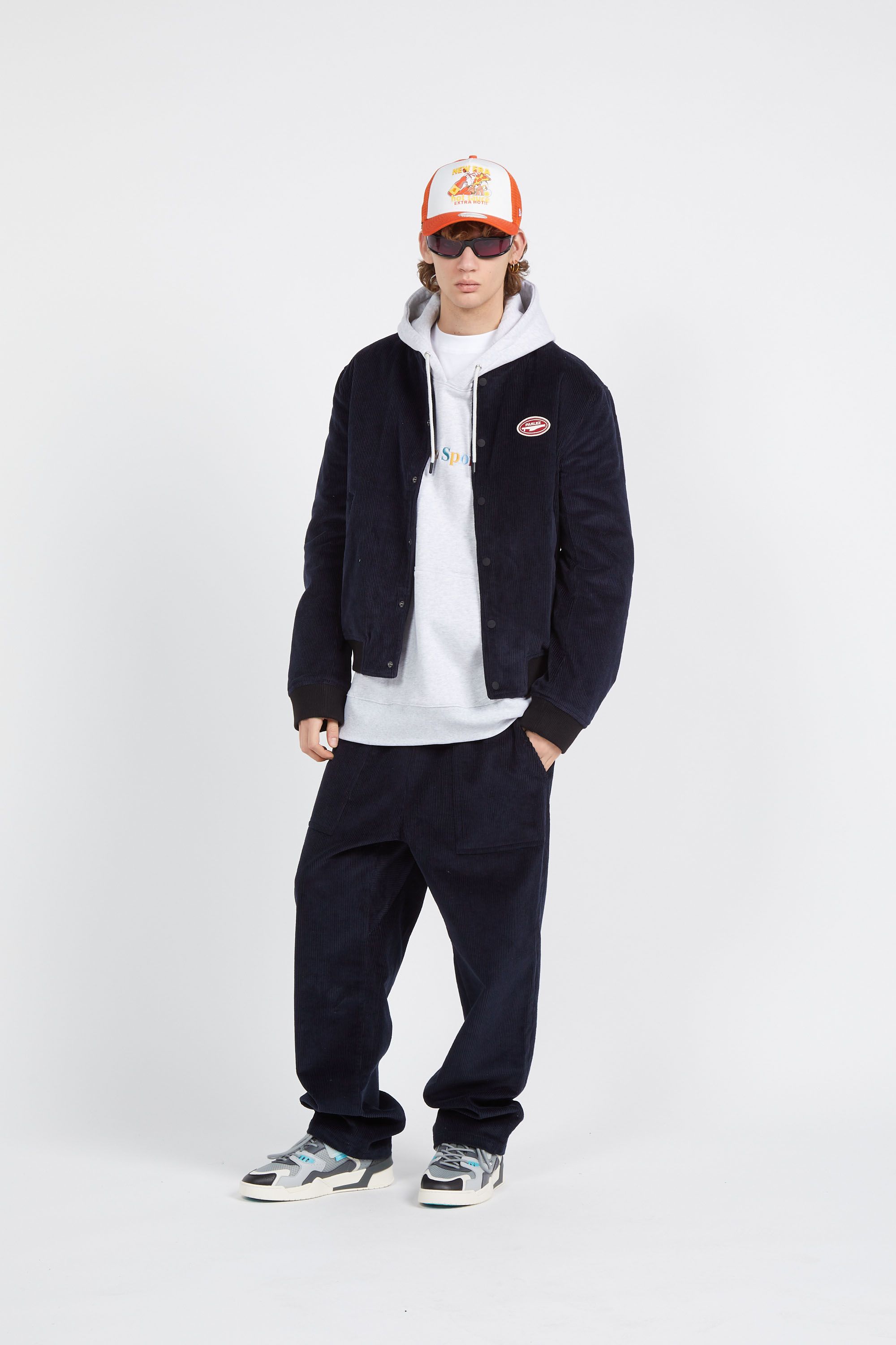 PARLEZ Bomber Jacobs Bomber Jacket Navy Bleu