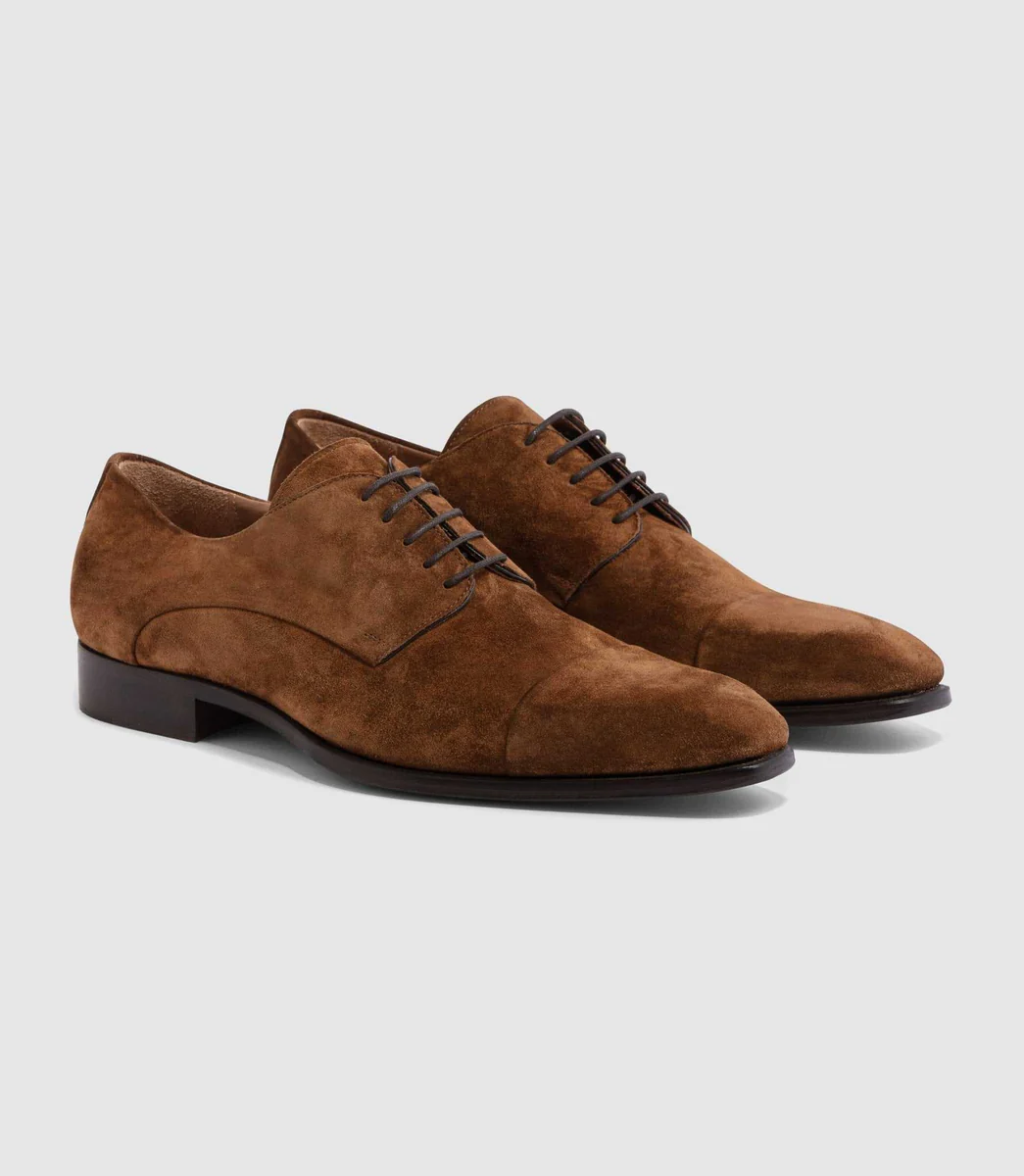 Chaussure coutures camel 