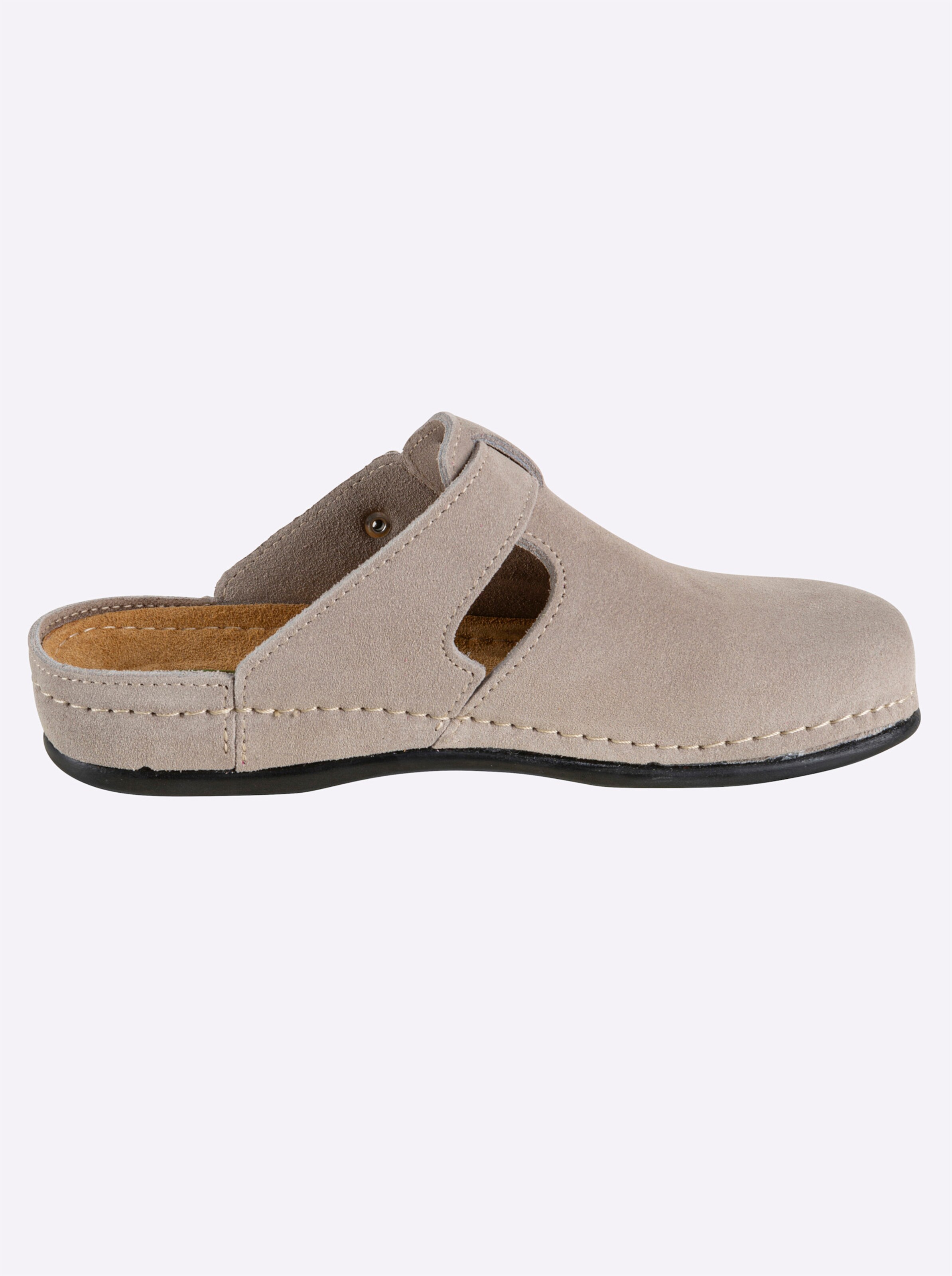 Dr. Feet Pantolette in taupe