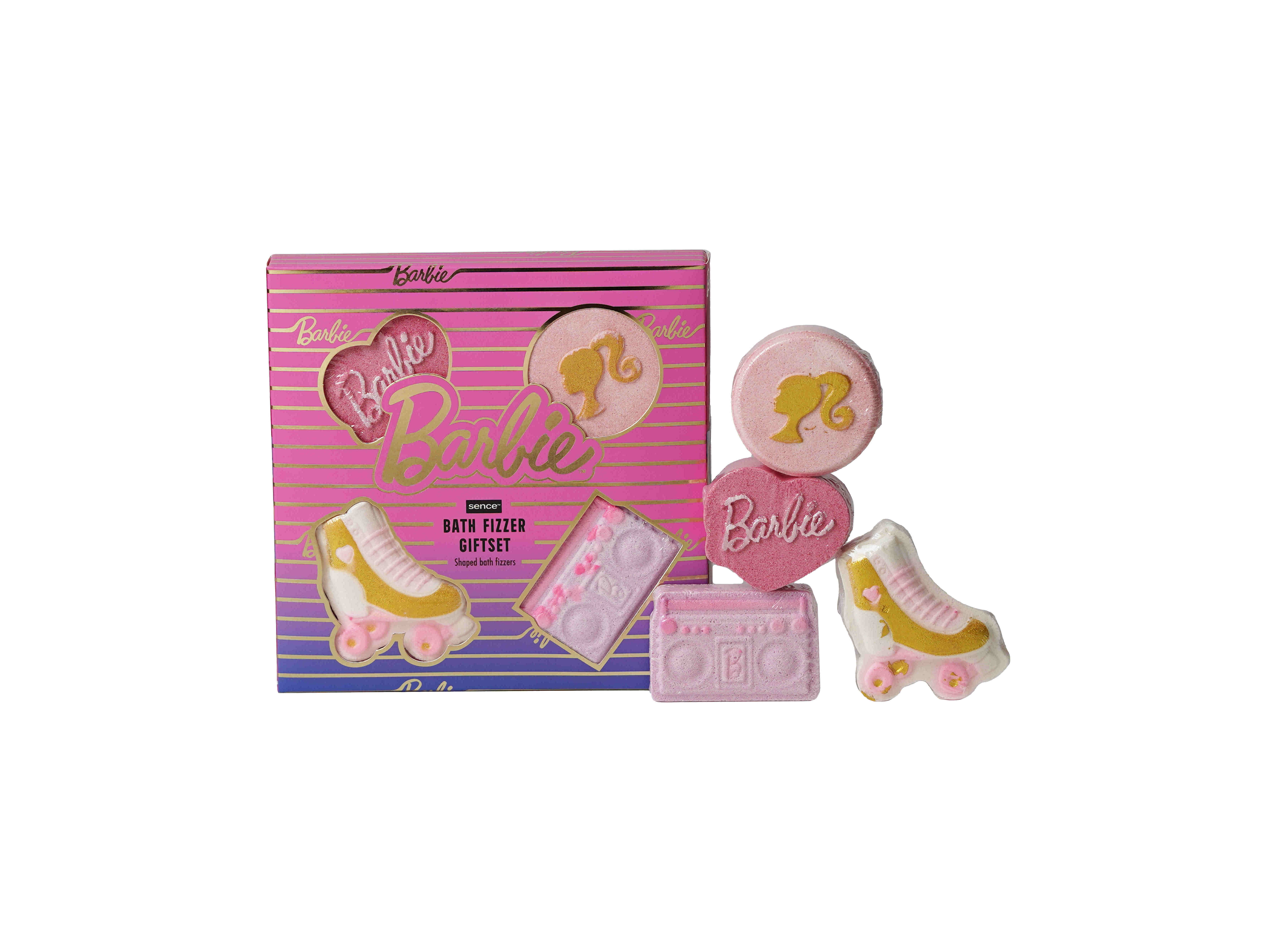 CONJUNTO SENCE BOMBA BANHO BARBIE COLD WEATHER