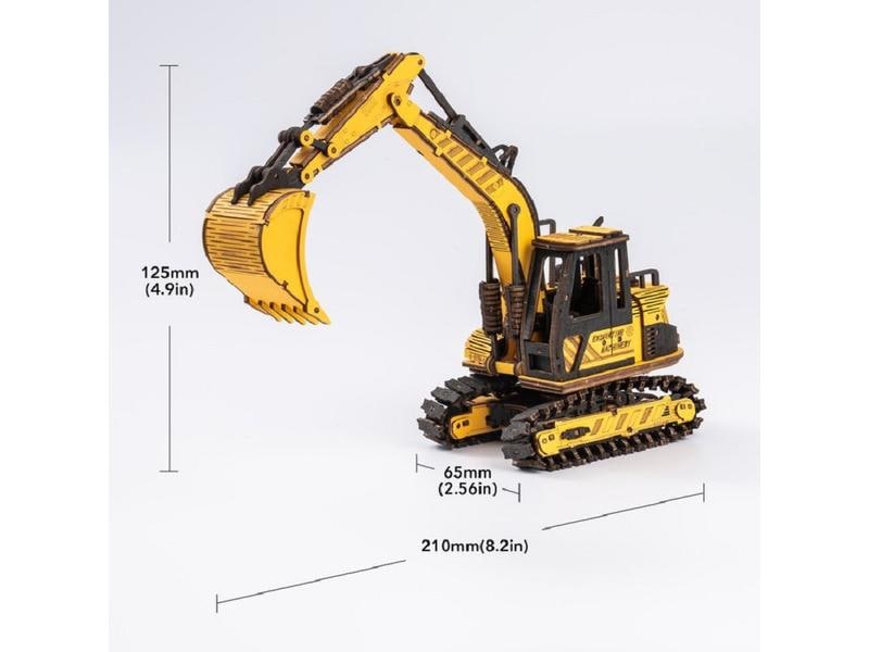 Pichler Bausatz Bagger Bagger 3D Puzzle aus Holz
