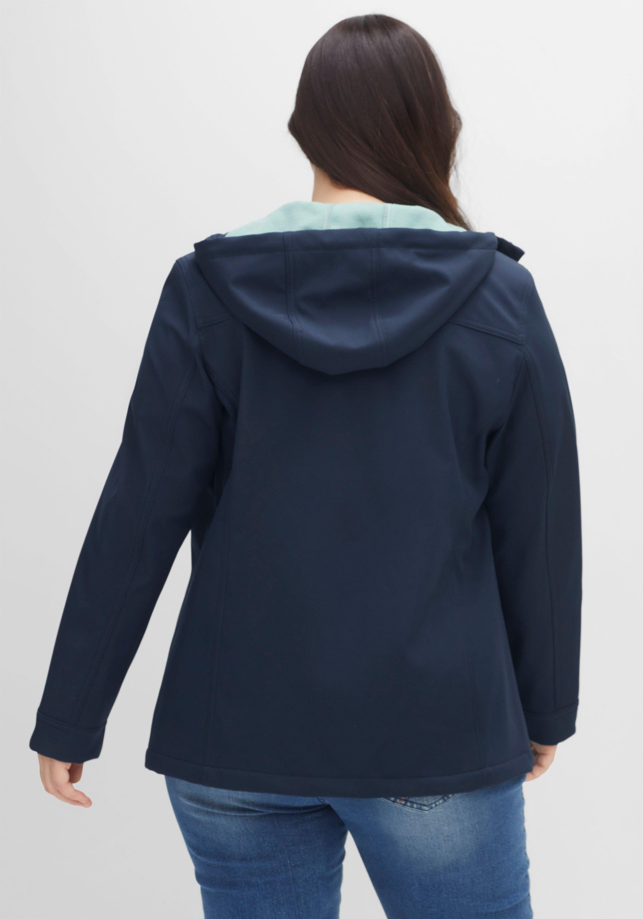 Softshell-Jacke mit Fleece-Innenseite