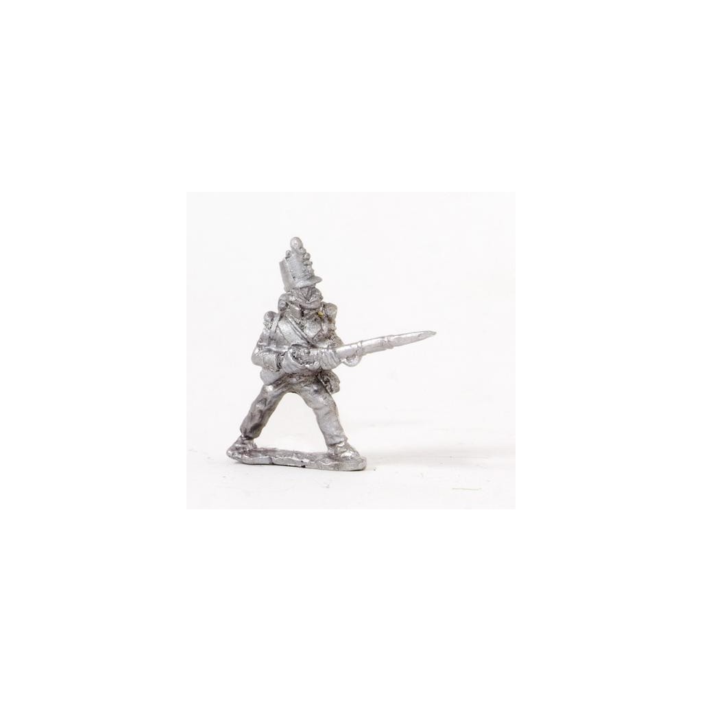Spanish Infantry 1810-1815: Grenadier or Chasseur in British style uniform, at the ready