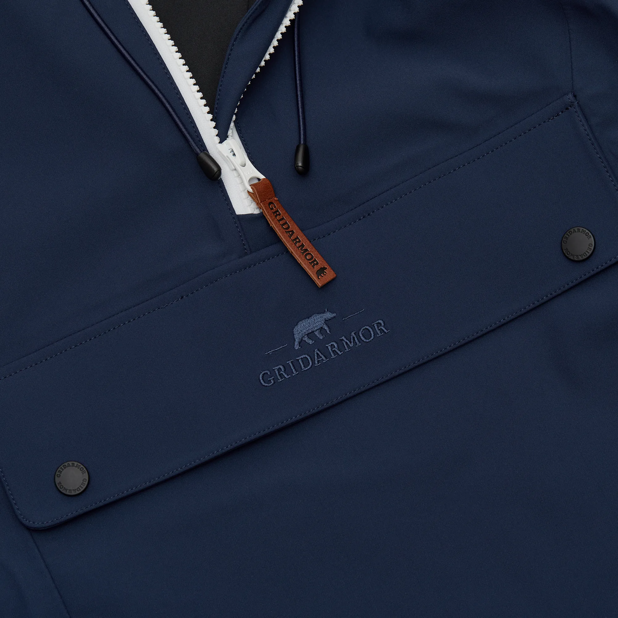 Gridarmor Skare Soft Shell Anorak Men Navy Blazer