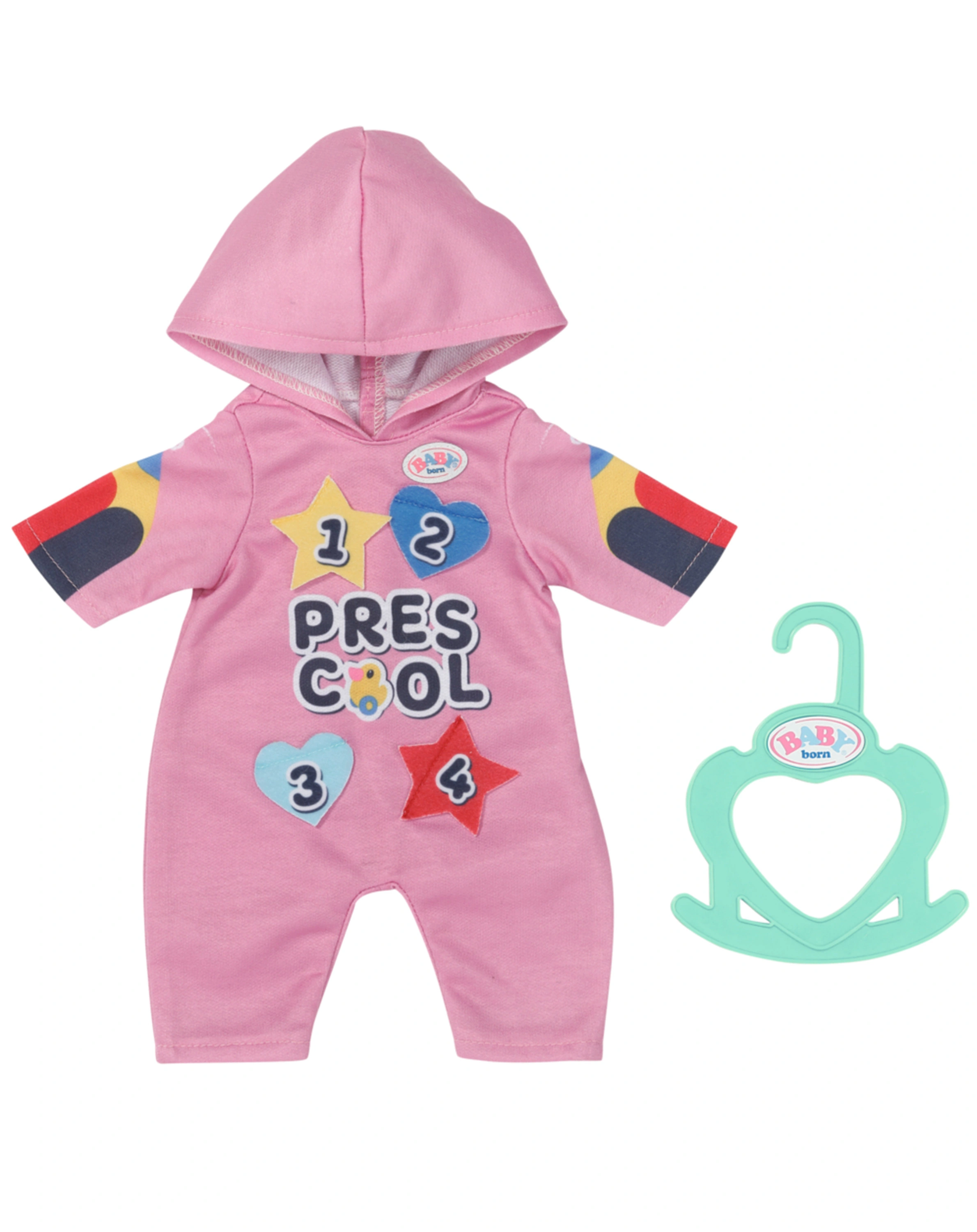 BABY born® Kindergarten Einteiler & Badges (36cm)