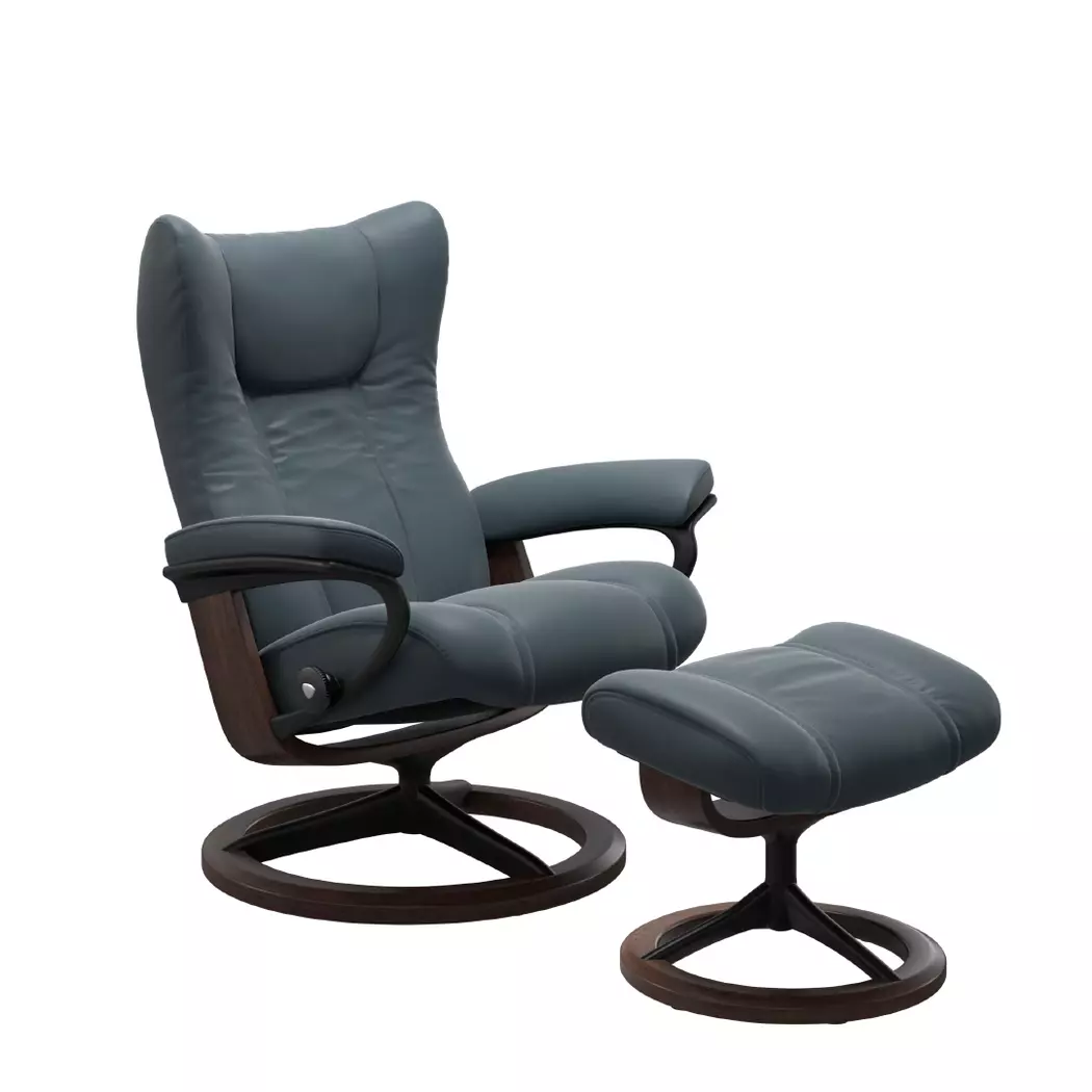 Sessel mit Hocker Wing Signature
