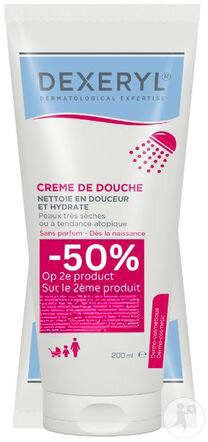 Dexeryl Crème Douche 2x200ml Promo