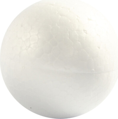 Kugle - Ø 5 CM - Hvid - 5 Stk