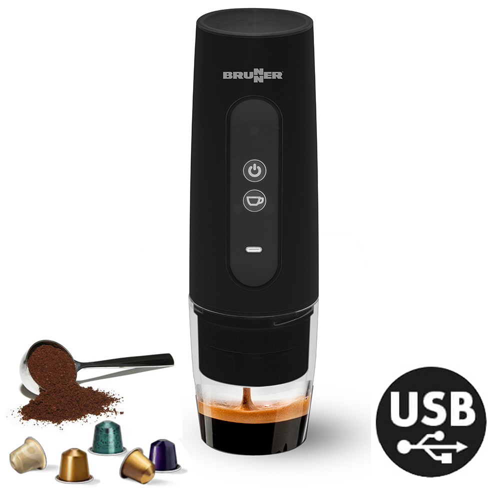 Machine à café expresso 12V portable Nespresso café moulu Vivamoca BRUNNER